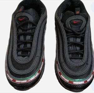 Nike Black and Red Undefeated Sneakers
